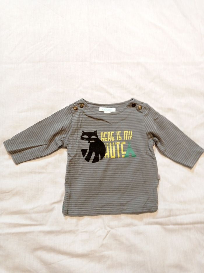 Lot 4 hauts garçon obaibi 3 mois - photo numéro 2