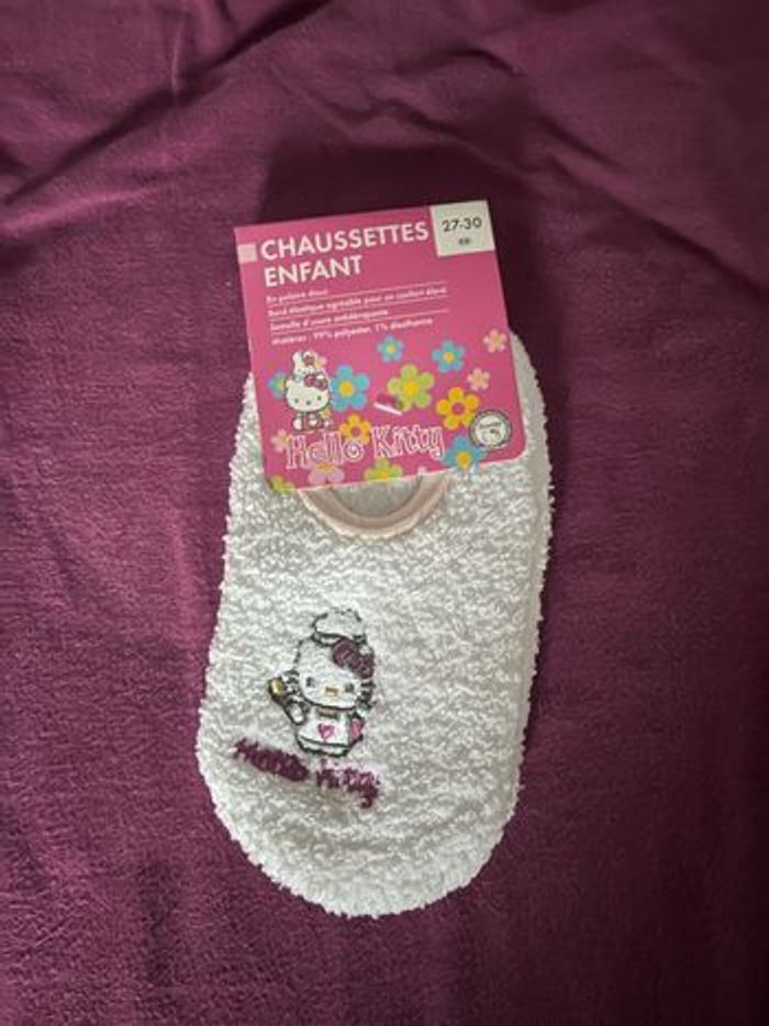 Chaussettes anti dérapantes hello kitty