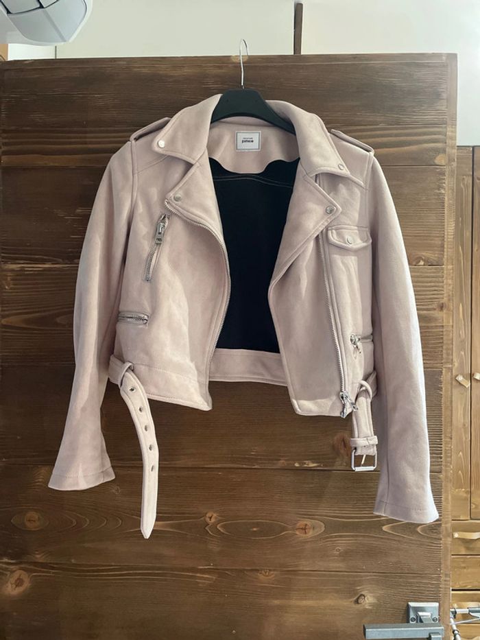 Perfecto rose pale aspect daim