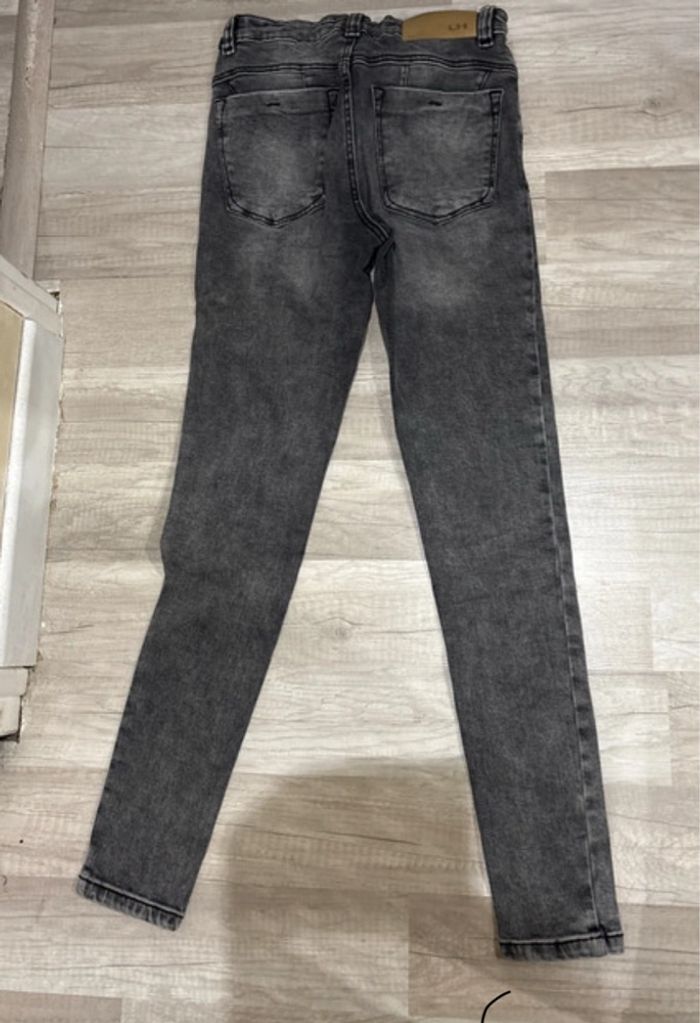 Pantalon jean gris - photo numéro 4