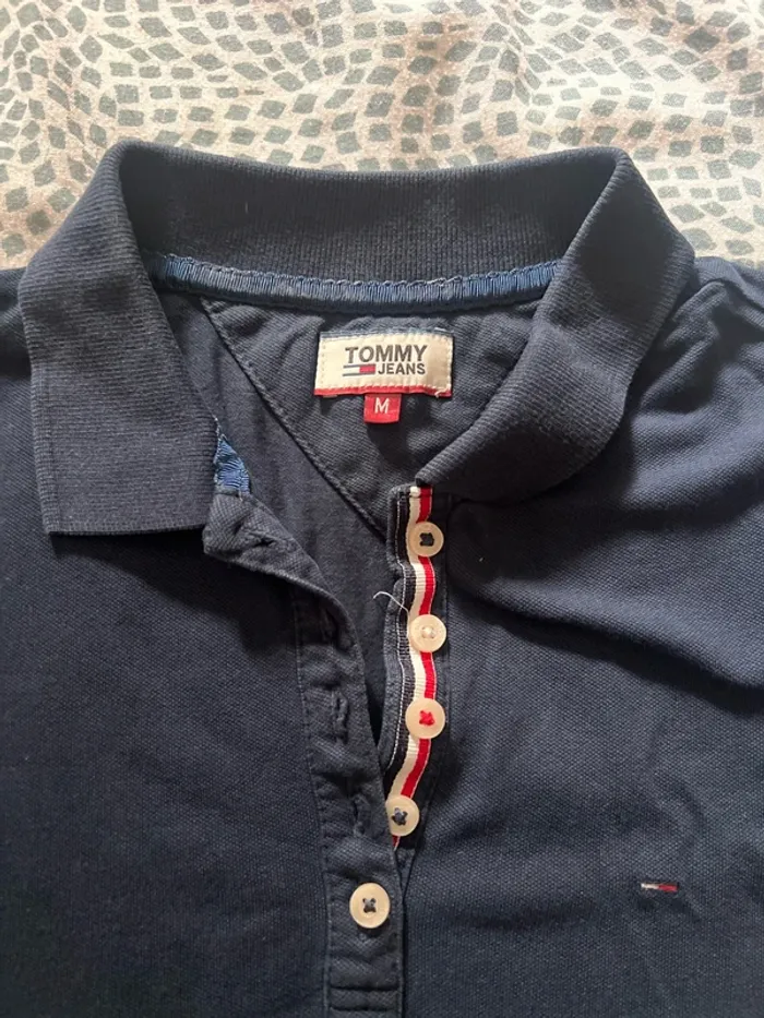 Polo femme Tommy Hilfiger taille M marine - photo numéro 3