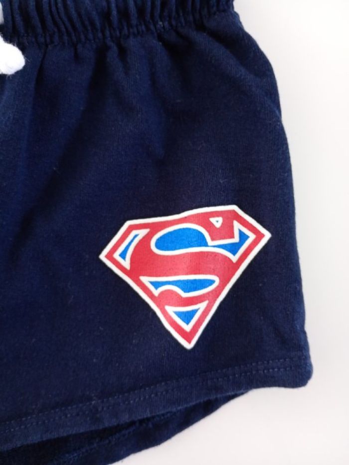 Short bleu marine superman 24 mois - photo numéro 3