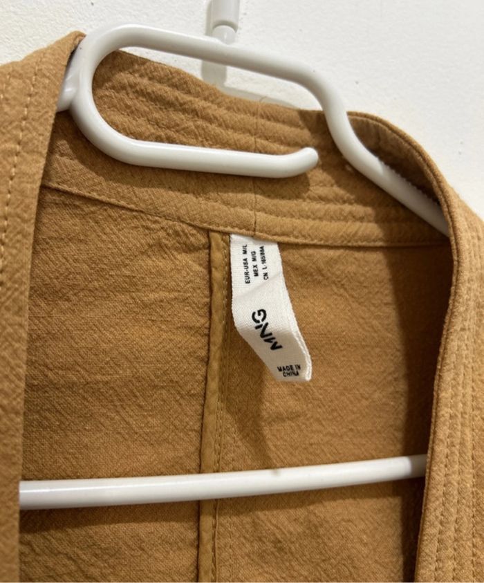 Gilet Cardigan Mango en Lin taille L - photo numéro 5