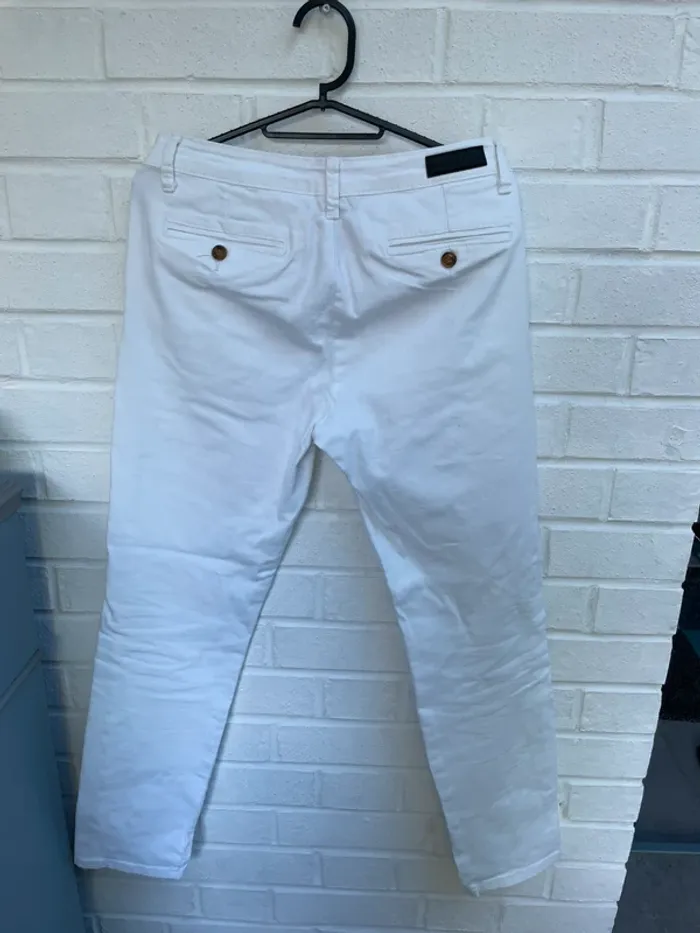 Pantalon blanc R.Display 38 - photo numéro 5