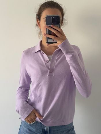 T-shirt style polo lila Pimkie