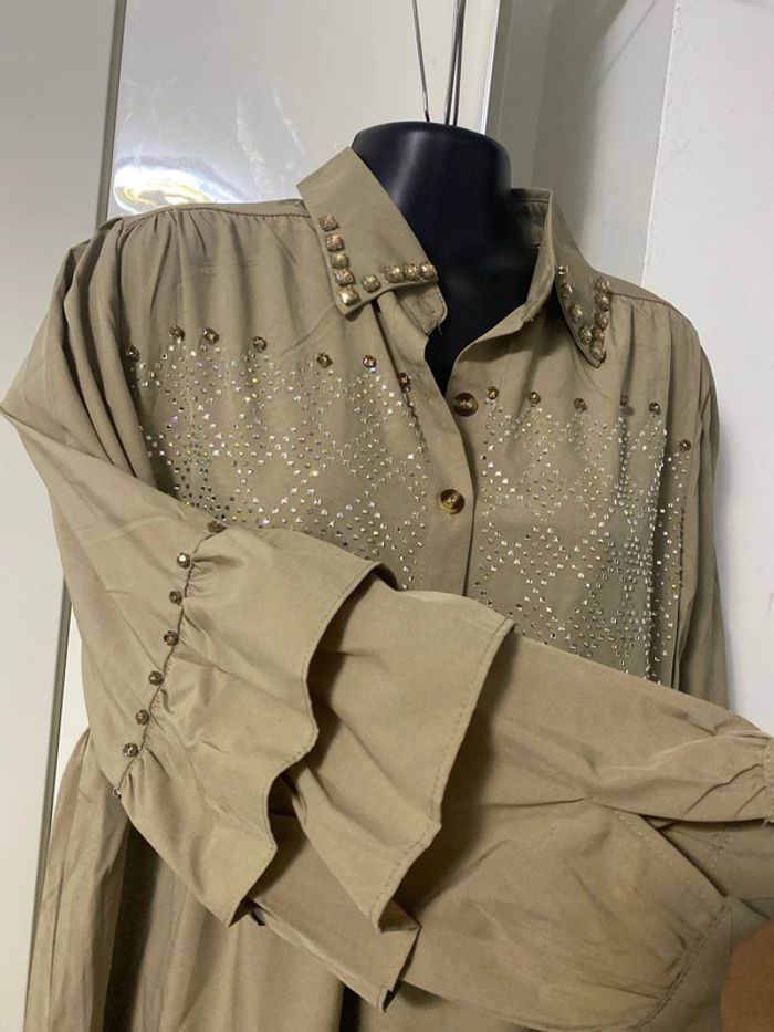 Tunique over size . Tunique habillée . tenue de fête . Taille L / XL - photo numéro 6