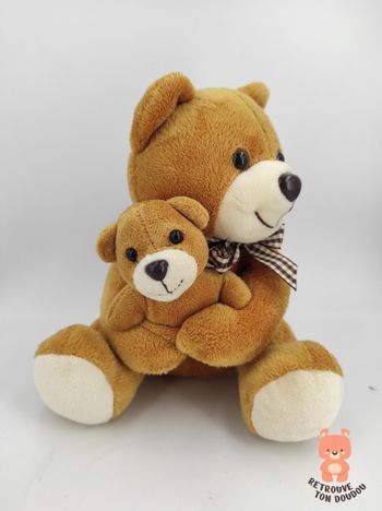 Ours en Peluche Maman Ours et bébé Althans Club