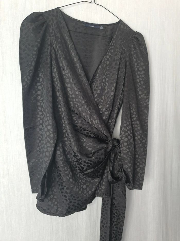 Blouse léopard cache cœur - photo numéro 4