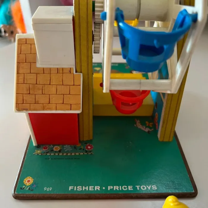 Grande roue fisher price 969 vintage music box ferris wheel 1966 - photo numéro 6