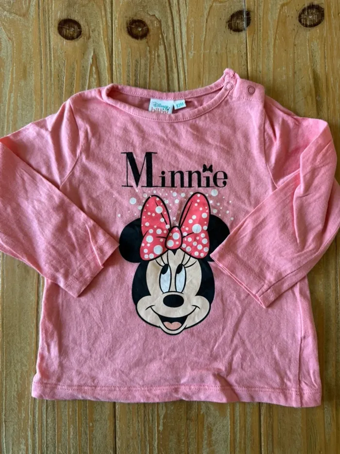 T-shirt manche longue Minnie