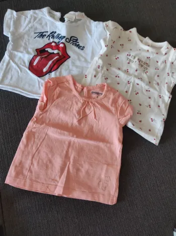 T shirt bébé fille 6 mois
