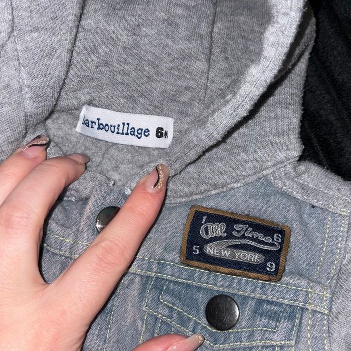 Veste en jean bébé garçon 6 mois - photo numéro 3