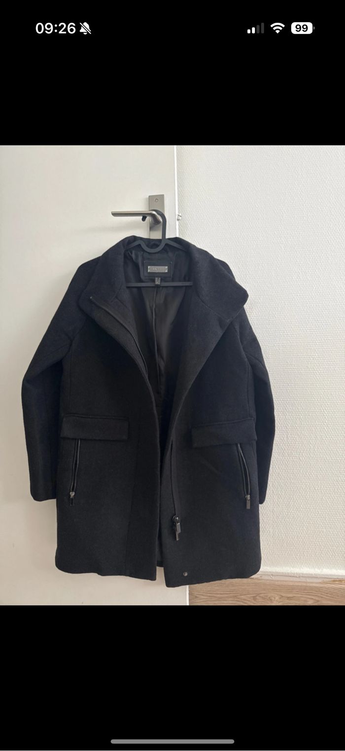 Manteau mango gris