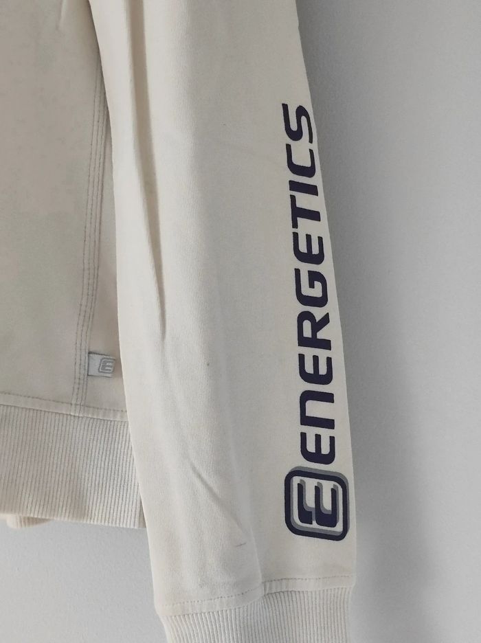 Veste zippée à capuche blanc crème Energetics 16 ans - photo numéro 2