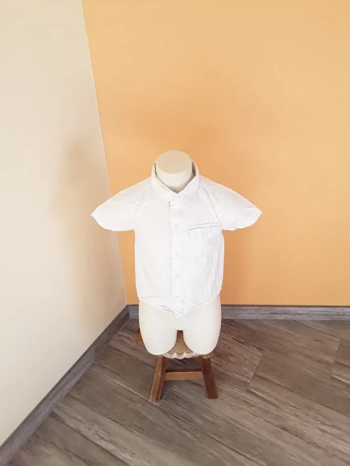Chemise manches courtes 36 mois
