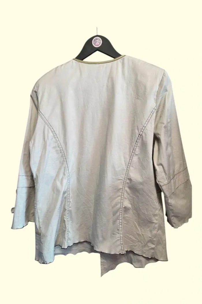 Veste originale asymétrique stretch T44 Lysa Kara - photo numéro 7