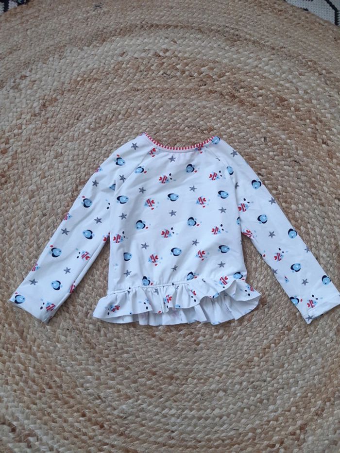 Tee shirt de bain anti UV Obaibi 18 mois