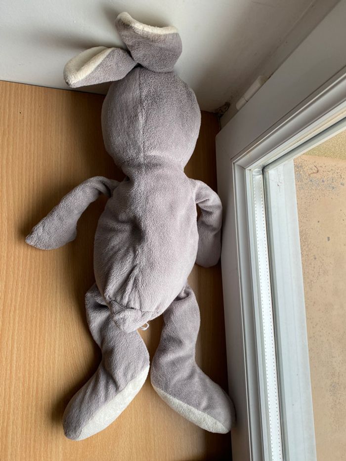 Doudou Lapin gris 40 cm - photo numéro 2