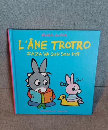Livre l'âne Trotro Zaza va sur le pot
