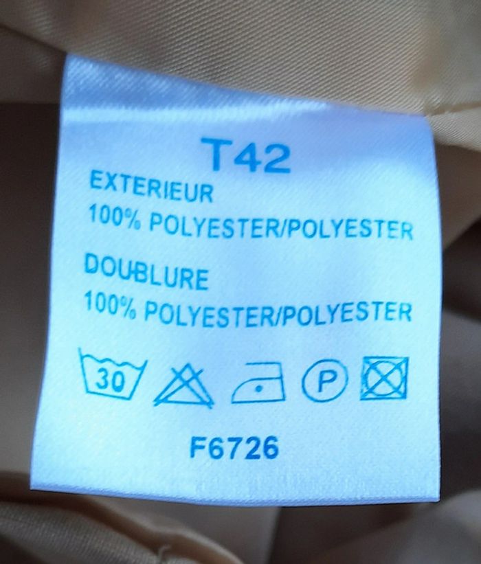 Veste femme beige Blanche Porte, taille 42 - photo numéro 4