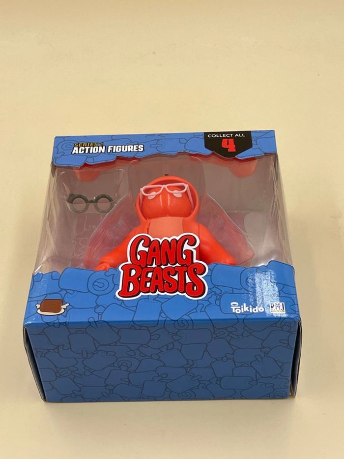 Figurine Gang Beasts rouge 12 cm Toikido neuf - photo numéro 5