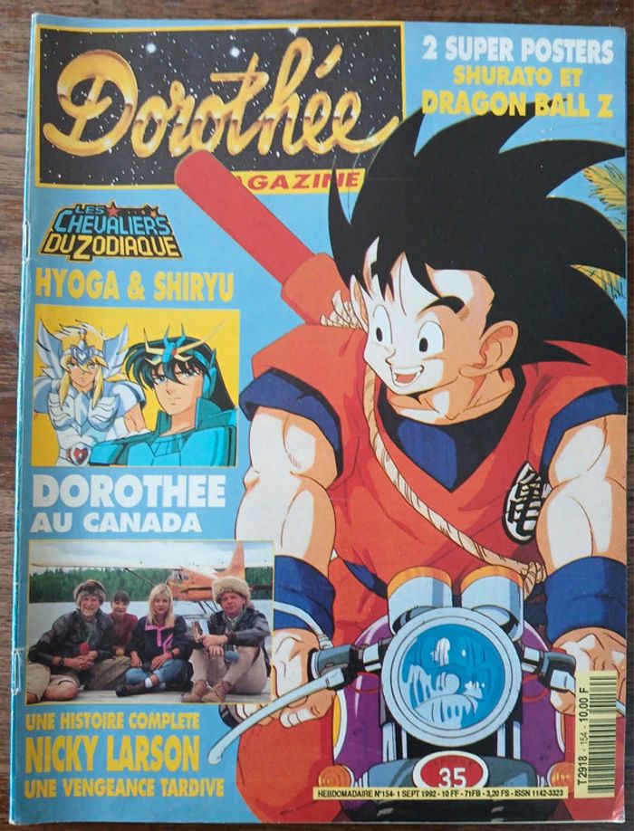 Dorothee Magazine 154 Poster DBZ