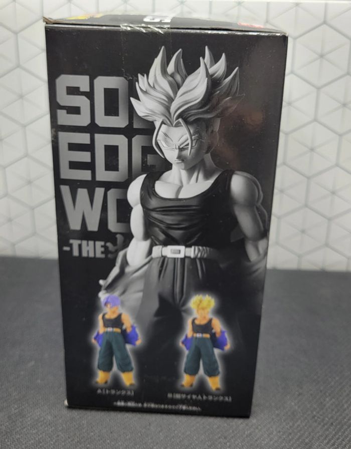 Figurine Dragon Ball Z Super Saiyan Mirai Trunks Solid Edge Works Banpresto Bandai - photo numéro 4