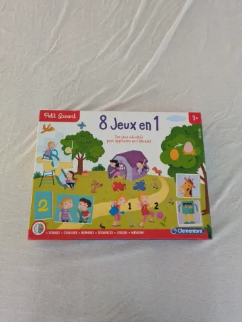 Coffret Éducatif Clementoni "Petit Savant" - 8 Jeux en 1 - Dès 3 ans