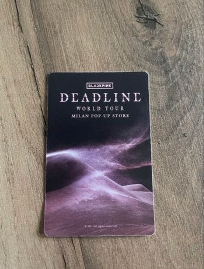 PC Card Lisa deadline blackpink - photo numéro 2