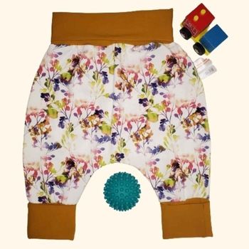 Douceur pastel  - Pantalon évolutif 100% Jersey - 9-18 mois