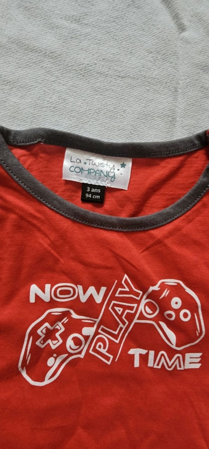 Pyjama deux pièces enfant garçon 3 ans Neuf - photo numéro 4