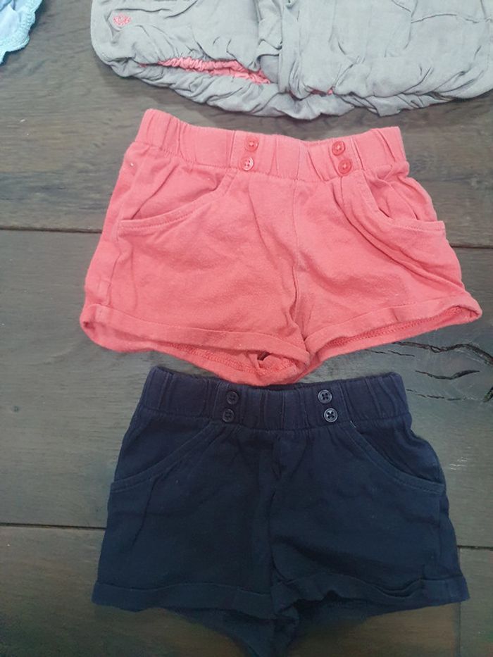 Lot de short et jupe fille 12 mois - photo numéro 8