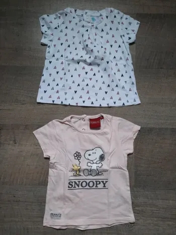 2 t-shirts 18mois neufs