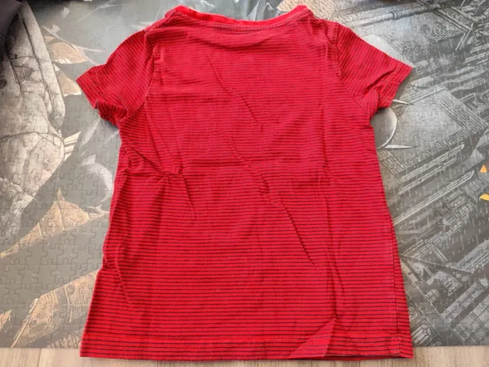 Tee-shirt manches courtes 5 ans rouge - photo numéro 2