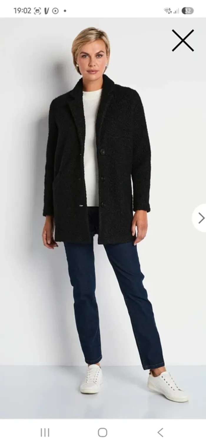 Manteau bouclette afibel - photo numéro 2