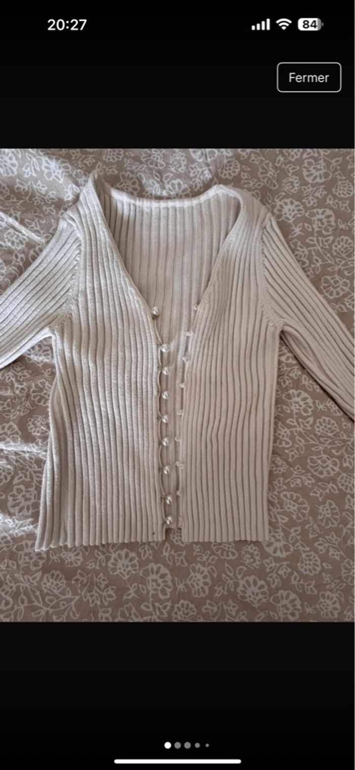 Gilet perles - photo numéro 7