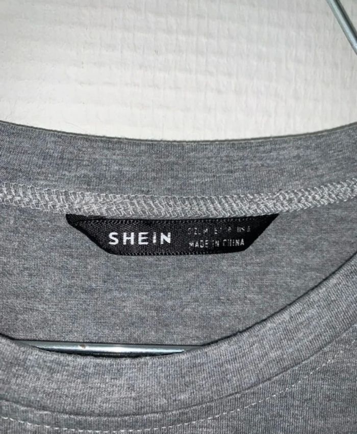 T-shirt gris femme taille 38 - photo numéro 2