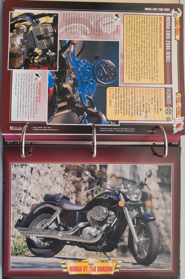 Classeur Motos Passion - Préparations & Customs (175 fiches) - photo numéro 12