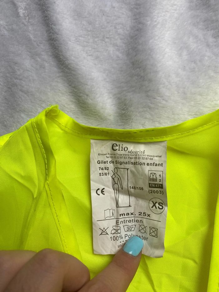 Gilet jaune, taile xs - photo numéro 4