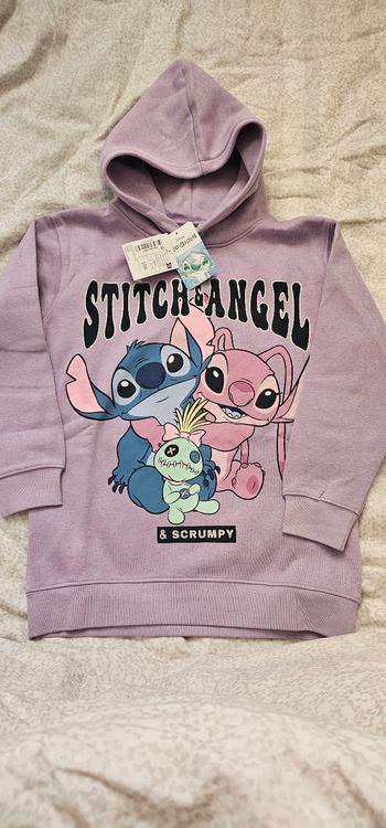 Sweat à capuche Stitch & Angel – Fille 10 ans 