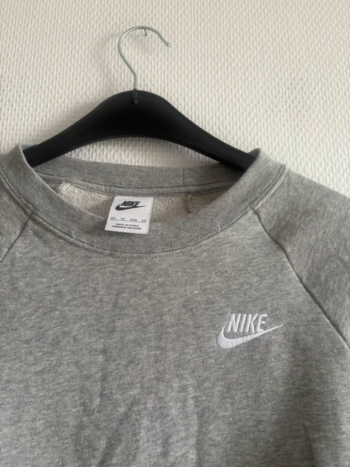 Sweat Nike gris clair - photo numéro 5