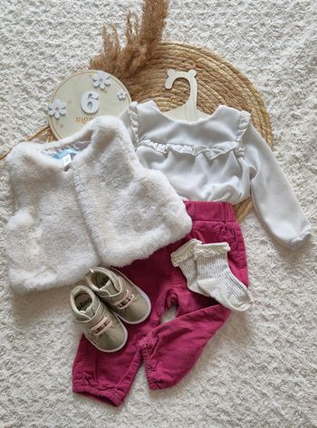 Ensemble fille pantalon hiver 6 mois