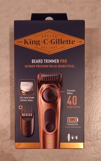Tondeuse à Barbe Electrique King C. Gillette PRO sans le code-barres