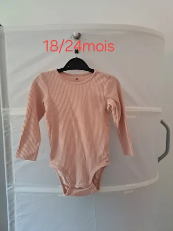 Boddie manches longues rose