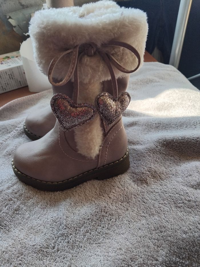 Bottes bébé fille pointure 22