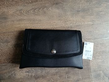 Sac à main noir camaïeu 