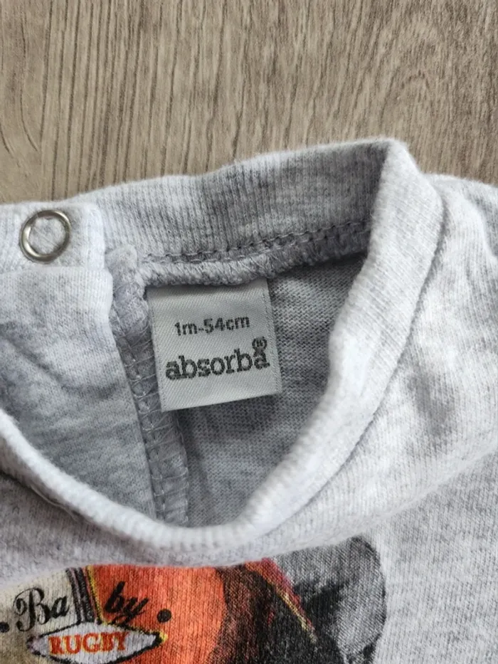 Ensemble short T-shirt garçon 1 mois - photo numéro 4