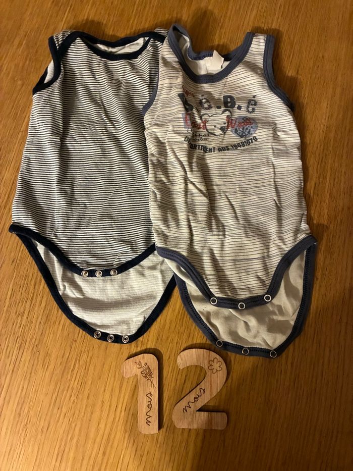 Lot bodies Marcel 12 mois - photo numéro 4