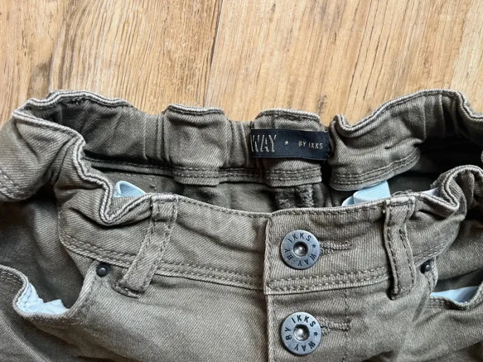 Short en jeans kaki IKKS - photo numéro 3