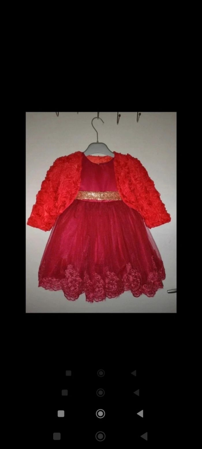 Robe +Boléro taille 24 mois